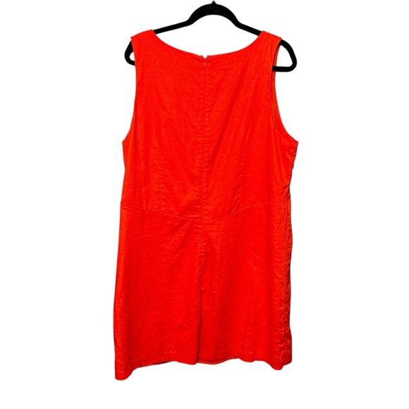 Banana Republic NWOT Linen Cotton Blend Sleeveless Sheath Dress XL - Picture 5 of 11